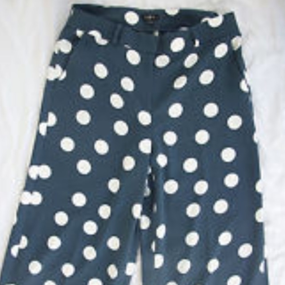 Ann Taylor Loft Polka Dot Culottes